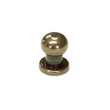 Antique brass button stud