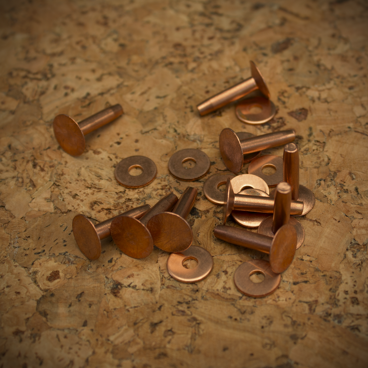 Copper Rivets & Burrs  #9 - 10 sets – The Outpost Supply