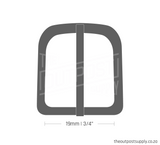 Belt Buckle | Solid Brass - Antique | 19mm (3/4")