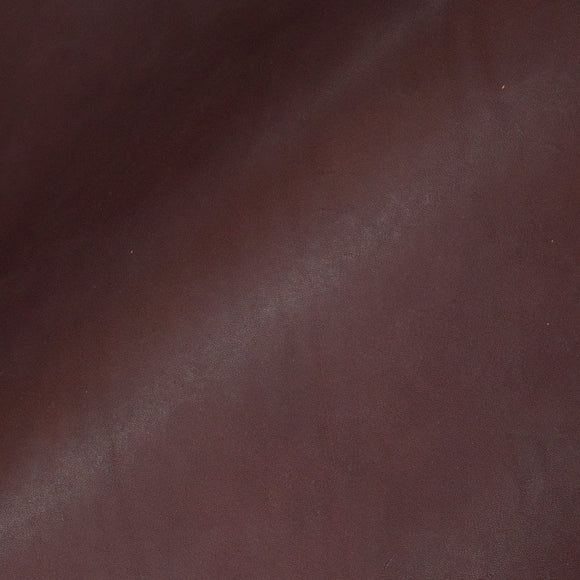 Full grain vegetable tanned choc brown leather used in leather craft