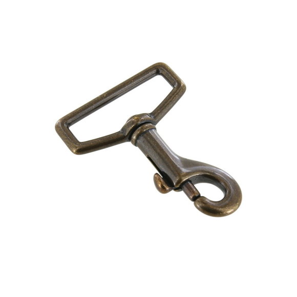 Swivel Bolt Snap | Antique Brass | 38mm
