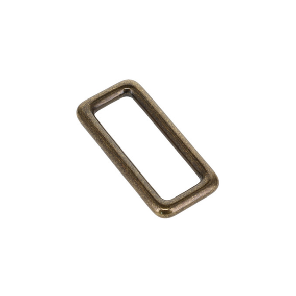 Single Loop | Square | Antique Brass | 38mm