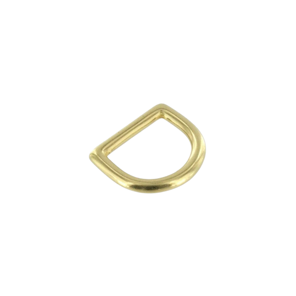 D Ring | Natural Brass | 19mm