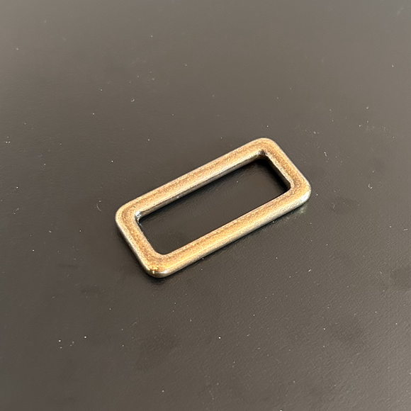 Single Loop | Square | Antique Brass | 38mm