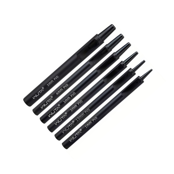 Round hollow punch set