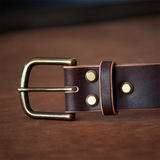 Belt Buckle | Solid Brass - Antique | 38mm (1 1/2")