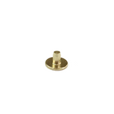 Back Post for Button Studs | Natural Brass