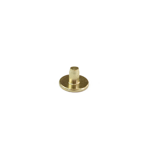 Natural brass back posts for button studs