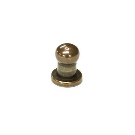 Antique brass button stud