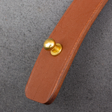 Button Stud | Solid Brass - Natural | Medium (*Requires back post, sold separately)