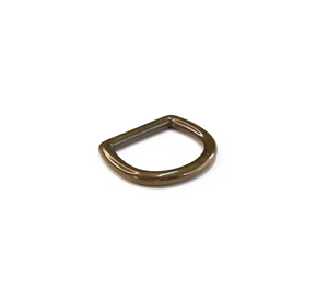 D-Ring | Solid Brass - Antique | 13mm (1/2")