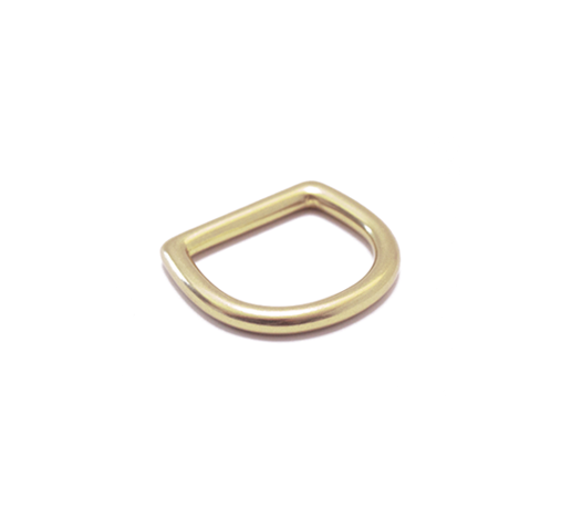 Natural brass solid brass d ring used in leather craft
