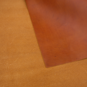 Vegetable Tanned Leather | Amber